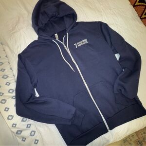 Seven Saws Brewing Co. Super Soft‎ Blue Fleece Hoodie | Size XXL